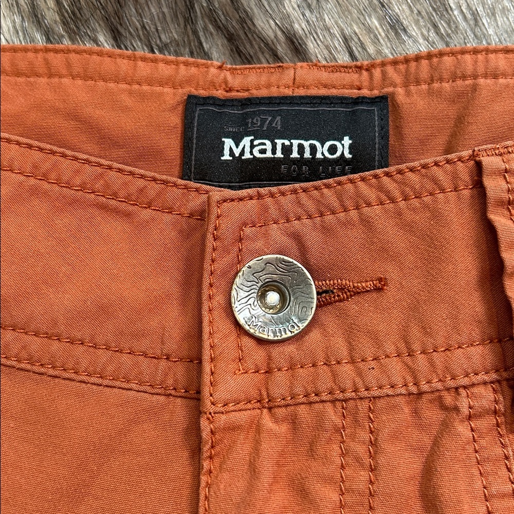 Marmot Ginny Short Hiking Casual Athletic Burnt Orange Women’s Size 8 - Picture 8 of 10
